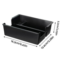 Black Center Console Armrest Storage Box Tray Suitable For Isuzu D-Max / DMAX