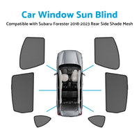 {{ Car Window Sun Blind for Subaru Forester 2018-2023 Magnetic Rear Side Shade Mesh }} - Buy Car Parts Online at {{ Kaka Auto Parts }}.
