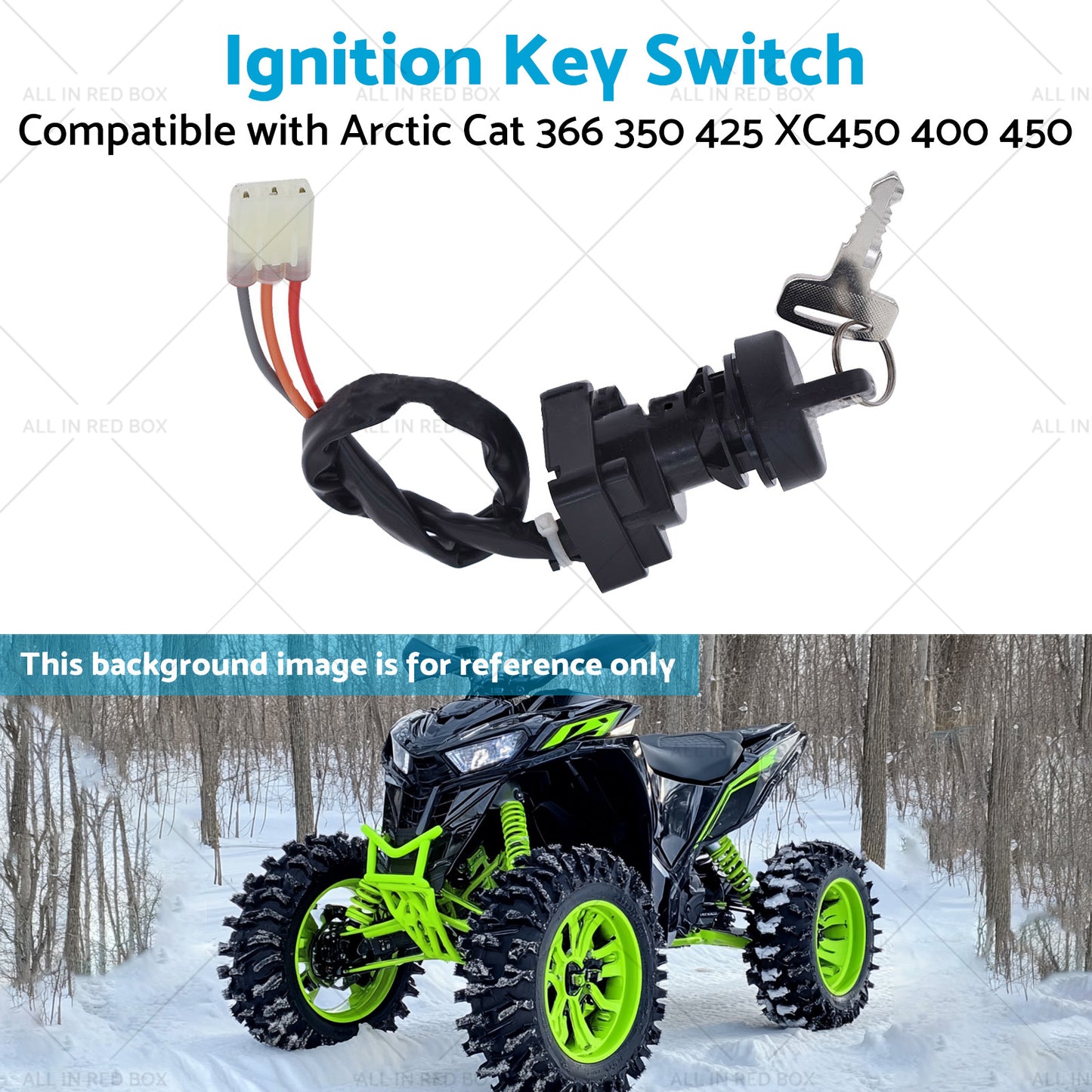 {{ Ignition Key Switch Suitable for Arctic Cat 366 350 425 XC450 400 450 3313-439 }} - Buy Car Parts Online at {{ Kaka Auto Parts }}.