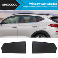 {{ 2PCS Rear Car Window Sun Shades Suitable For Hyundai Tucson 3rd Gen 2015-2021 }} - Buy Car Parts Online at {{ Kaka Auto Parts }}.
