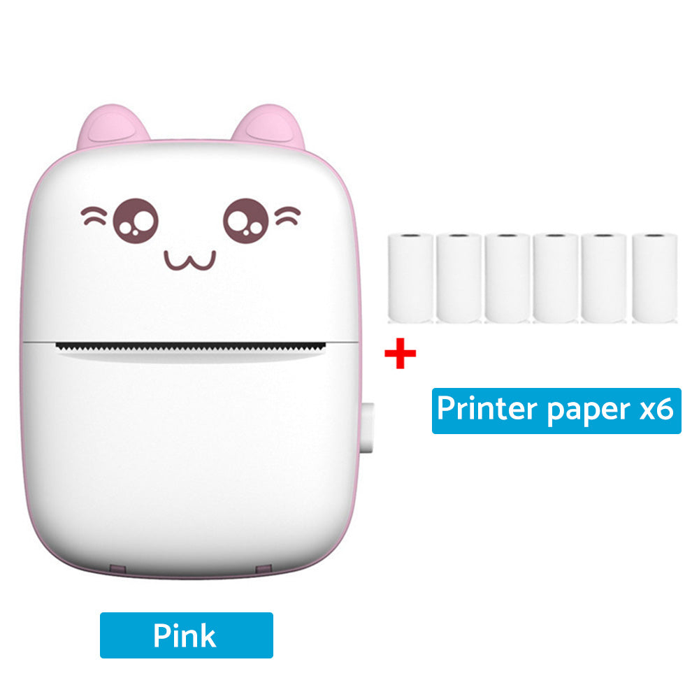 Pocket Thermal Printer Mini Bluetooth Label & Photo Printing Machine Suitable For Mobile Phone