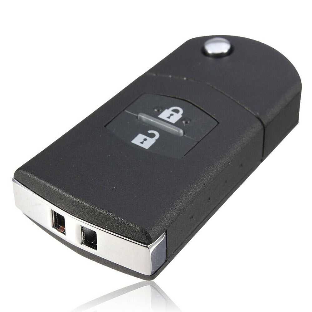 {{ 2Pcs x2 Button Remote Flip Key Car Shell Case Cover For Mazda 3 5 6 RX7 RX8 BT50 }} - Buy Car Parts Online at {{ Kaka Auto Parts }}.