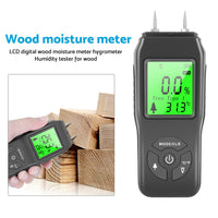 2-Pin Digital LCD Moisture Meter Suitable For Wood, Damp Detection & Caravan Testing