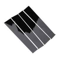 4x Black Pillar Post Cover Trims Suitable For Dodge Ram 1500 Crew Cab / Quad Cab 2009-2018