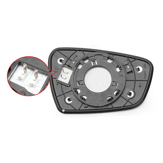 Left Heated Convex Mirror Glass w/ Base Suitable for Kia Cerato YD 2013–2018