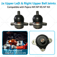 {{ 4010A056 2x Upper Front Ball Joints Suitable for Pajero NM NP NS NT NX 99-13 }} - Buy Car Parts Online at {{ Kaka Auto Parts }}.