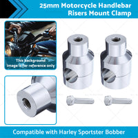 {{ 1inch Motorcycle Handlebar Risers Mount Clamp 25mm Suitable for Harley Sportster }} - Buy Car Parts Online at {{ Kaka Auto Parts }}.