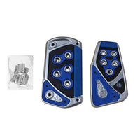 2x Non-Slip Gas Brake & Foot Pedal Pad Cover Car Accessories Parts Blue