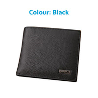 Mens Leather Wallet Cowhide Coin Purse Wallet Multiple Card Slots New AU