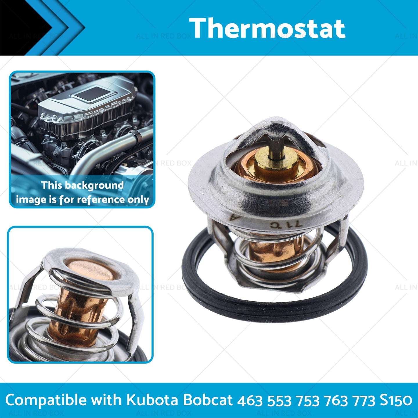 {{ 3918235 6653948 Thermostat Suitable for Kubota Bobcat 463 553 753 763 773 S150 }} - Buy Car Parts Online at {{ Kaka Auto Parts }}.