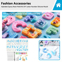 {{ Alphabet Epoxy Resin Mold Letter Number Silicone Mould Keychain Tassel Pin Vise }} - Buy Car Parts Online at {{ Kaka Auto Parts }}.