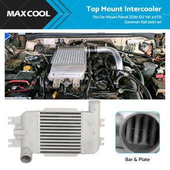 compare product GU Intercooler For Nissan ZD30 Patrol Common Rail 3. 0L TD Upgrade Direct Fit 07
