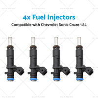 {{ 55570284 2173433 4x Fuel Injectors Suitable for Chevrolet Sonic Cruze 1. 8L 11-16 }} - Buy Car Parts Online at {{ Kaka Auto Parts }}.