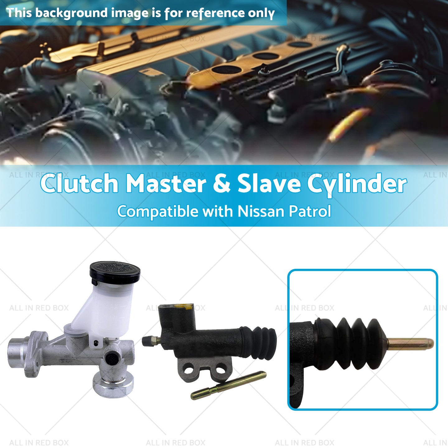 {{ Clutch Slave  and  Master  and  Booster Cylinder Suitablefor Nissan Patrol GU Y61 4. 2L }} - Buy Car Parts Online at {{ Kaka Auto Parts }}.