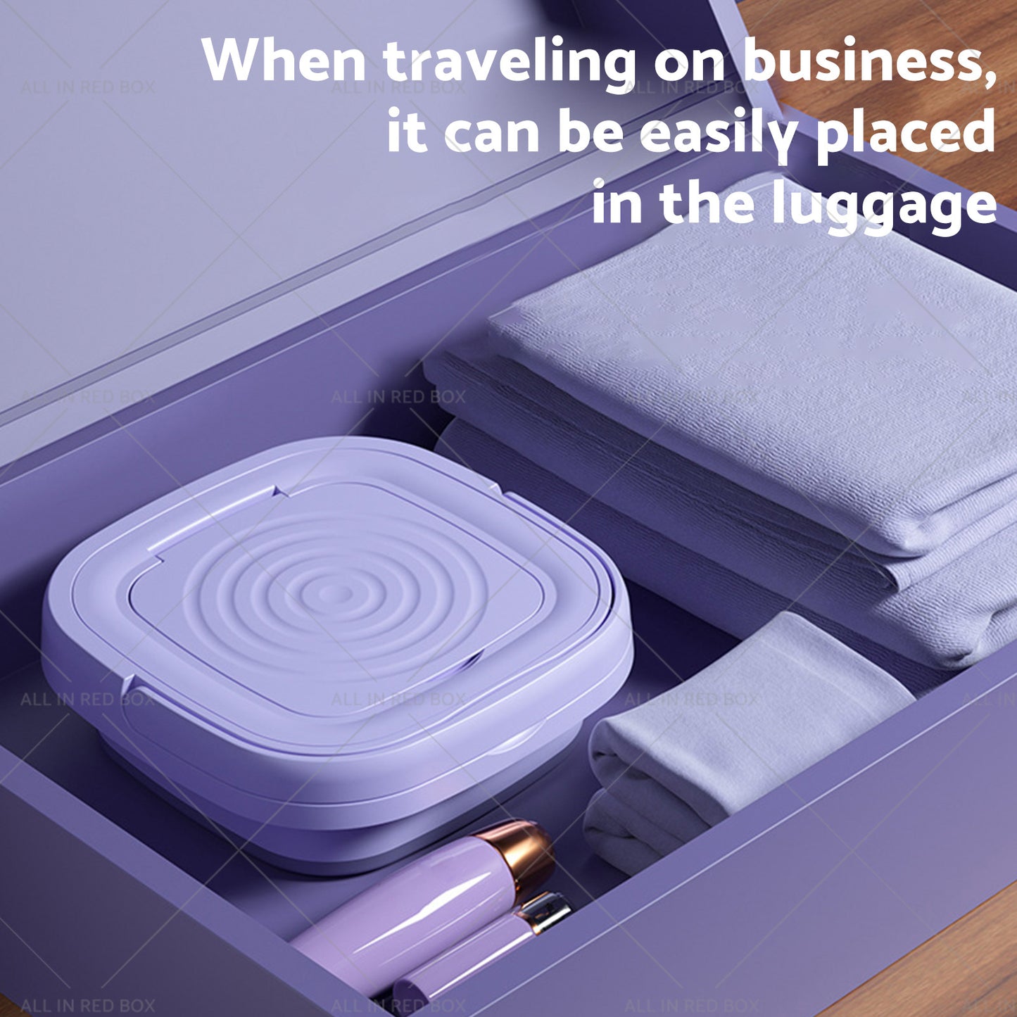 {{ 8L Foldable Washing Machine Portable 3 Modes Deep Cleaning Automatic Washer 240V }} - Buy Car Parts Online at {{ Kaka Auto Parts }}.