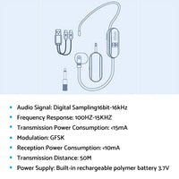 {{ Pro Audio Equipment Wireless Microphone 2. 4G For Voice Teach Outdoor Headset Mic }} - Buy Car Parts Online at {{ Kaka Auto Parts }}.