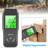 2-Pin Digital LCD Moisture Meter Suitable For Wood, Damp Detection & Caravan Testing