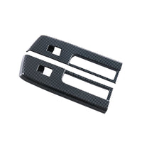 4x Window Lift Panel Cover Trim Suitable For Mitsubishi L200 / Triton 2023-2025 Carbon