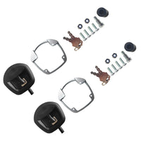 2x Whale Tail T Handle Compression Lock Latch Suitable For Ute Canopy Trailer Toolbox