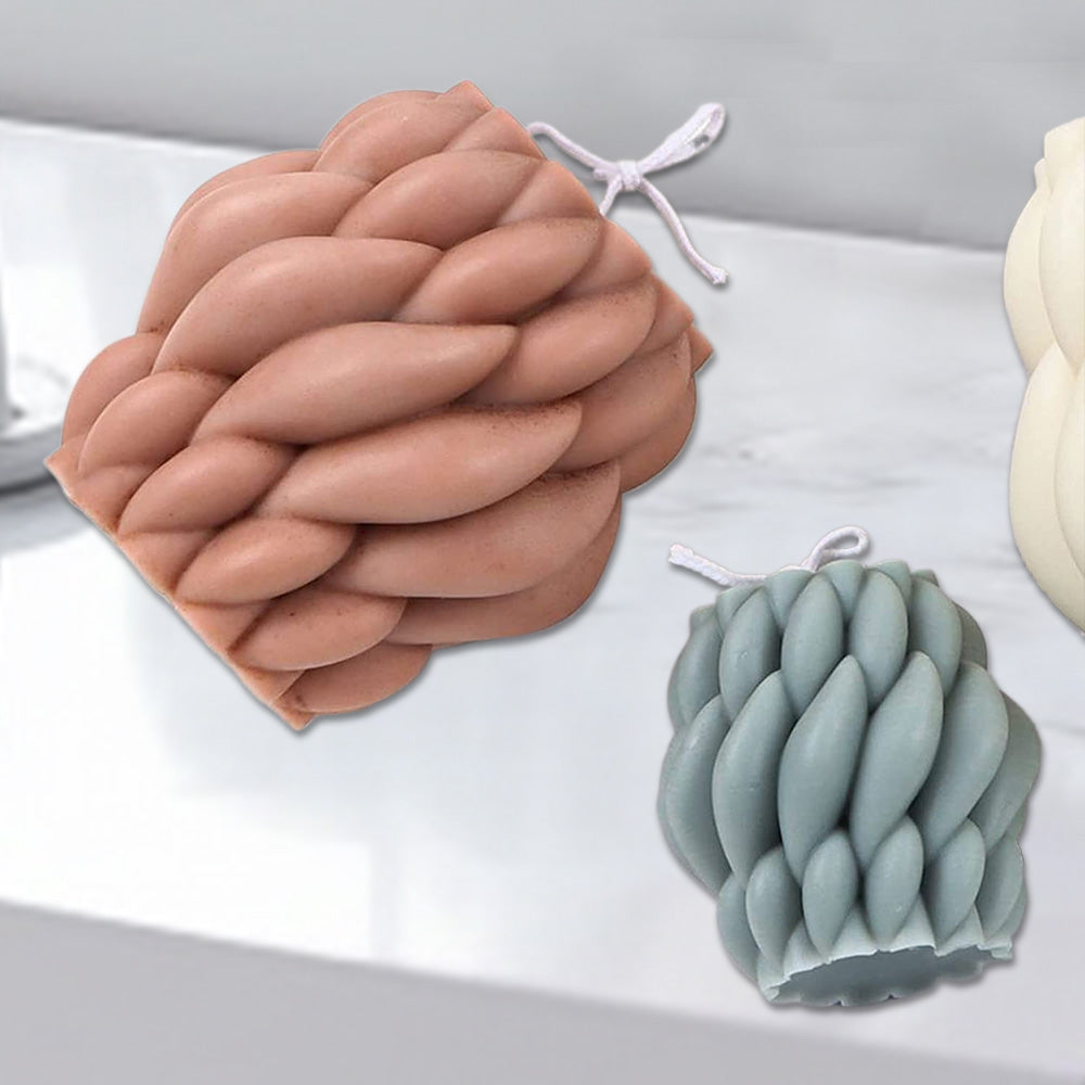 {{ 2PCS Candle Mold 3D Silicone Resin Candle Mould Epoxy Casting Mould DIY Craft }} - Buy Car Parts Online at {{ Kaka Auto Parts }}.