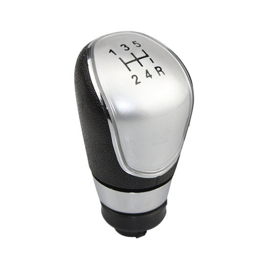 5-Speed Manual Gear Shift Knob Silver Suitable For Ford Fiesta MK2 C-Max 2008-2013