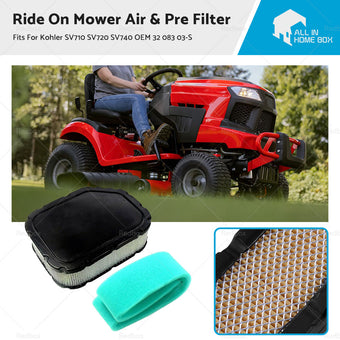 compare product Ride On Mower Air  and  Pre Filter For Kohler SV710 SV720 SV740 32 083 03-S