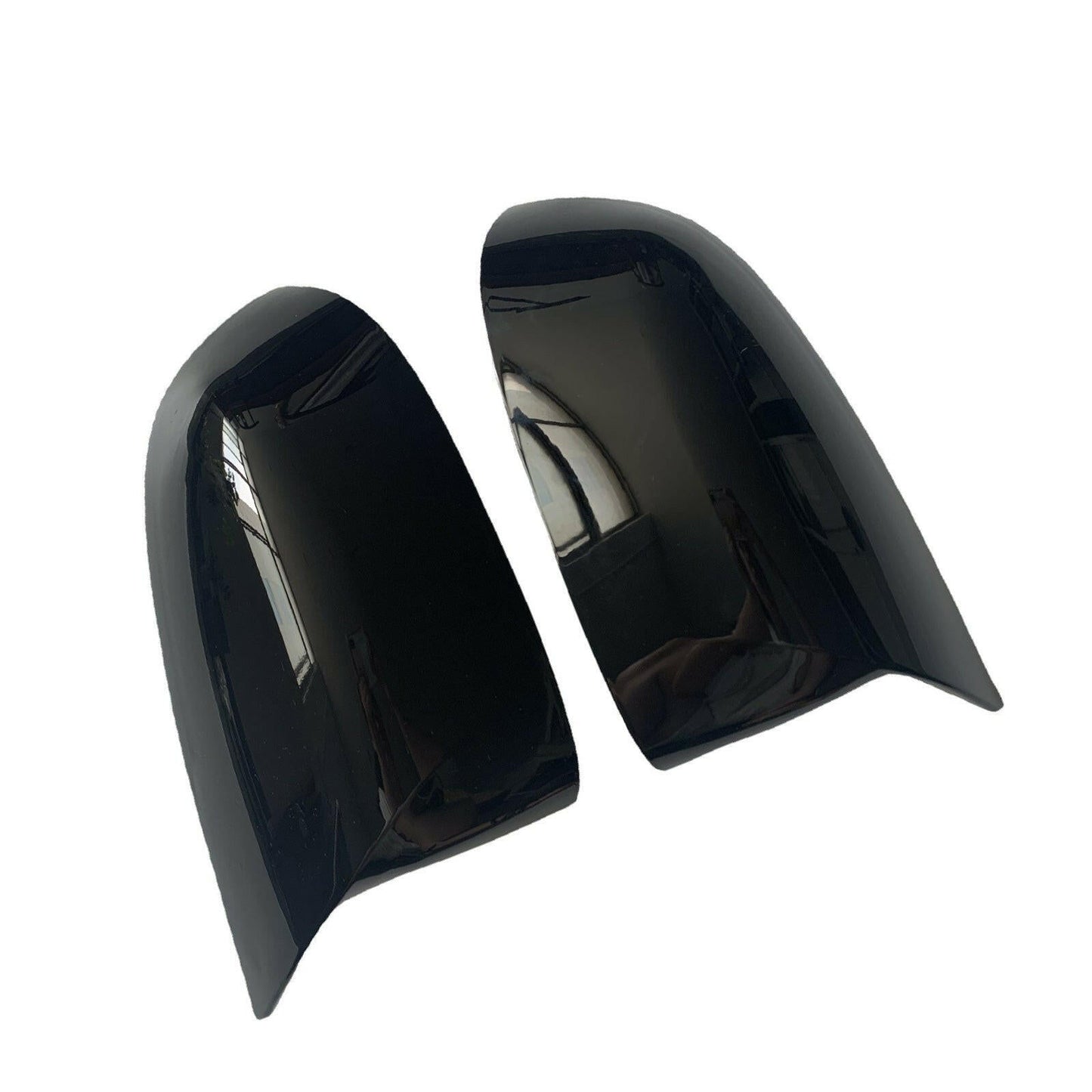 2x Black Rear Mirror Cover Caps Suitable For BMW X3 G01 / X4 G02 / X5 G05 / X6 G06