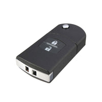 1x 2-Buttons Car Key Case Cover Shell Suitable For Mazda 3 5 6 RX7 RX8 BT50