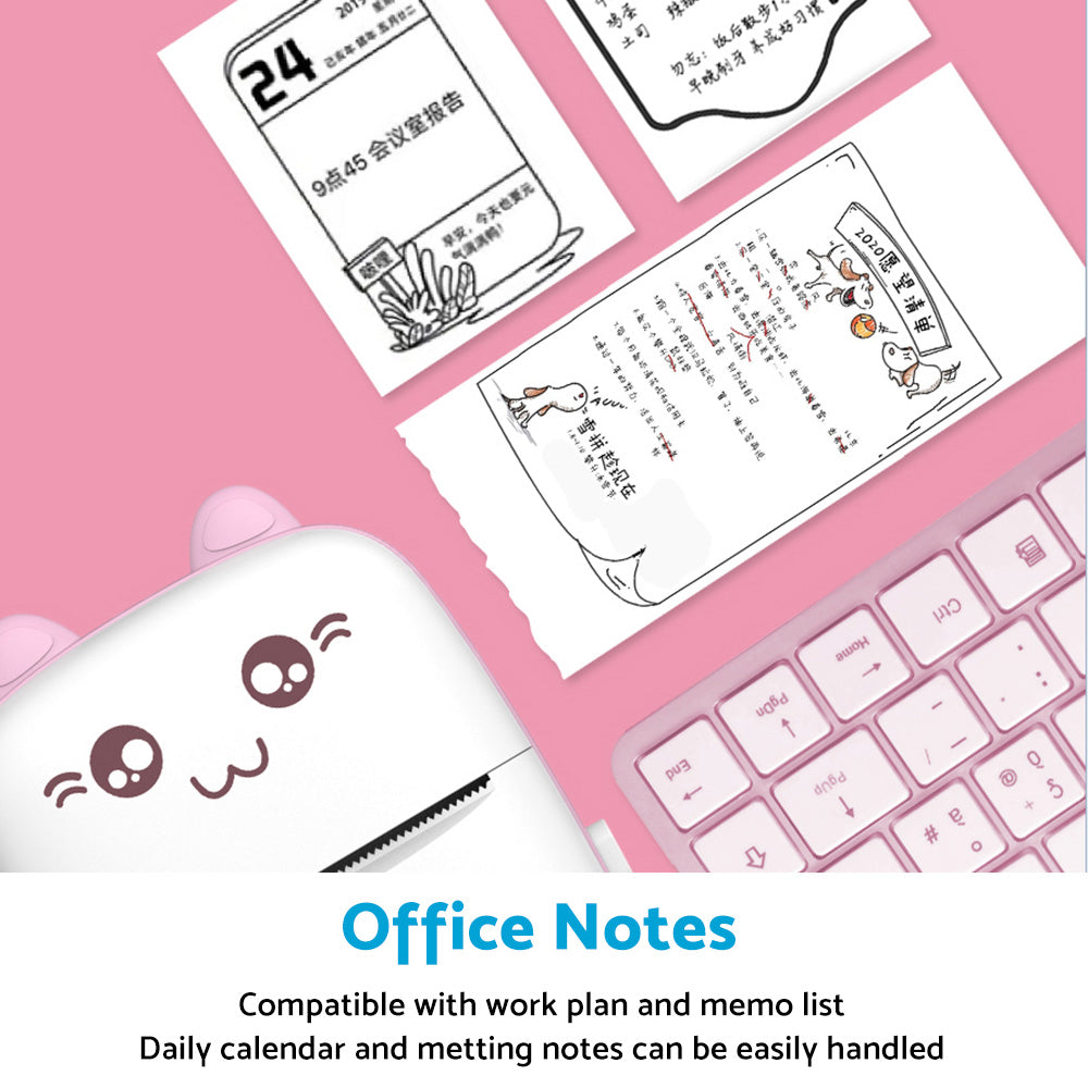 Pocket Thermal Printer Mini Bluetooth Label & Photo Printing Machine Suitable For Mobile Phone