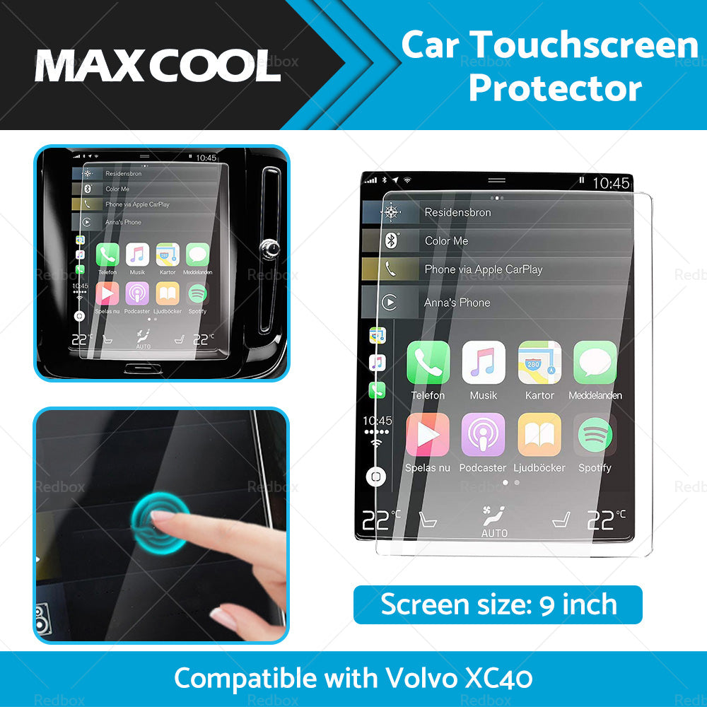 {{ Touchscreen Protector Car Tempered Glass Film 9inch Suitable For Volvo XC40 18-22 }} - Buy Car Parts Online at {{ Kaka Auto Parts }}.