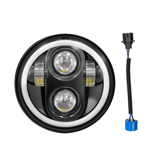 LED Motorcycle Headlight Suitable For Harley Davidson Street XG500 / Softail / Dyna