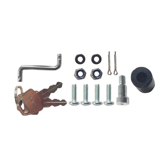 4x Power Operated Whale Tail T-Handle Folding Lock Suitable For Trailer Canopy Black DC 12V