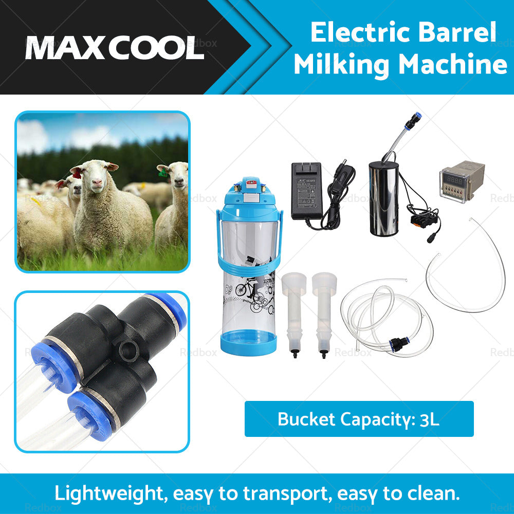 {{ 3L Electric Barrel Milking Machine Sheep Cow Milker Vacuum PumpPulse Controller }} - Buy Car Parts Online at {{ Kaka Auto Parts }}.