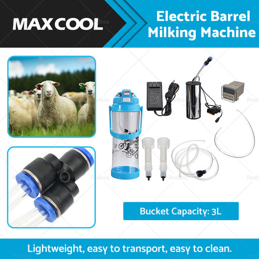 {{ 3L Electric Barrel Milking Machine Sheep Cow Milker Vacuum PumpPulse Controller }} - Buy Car Parts Online at {{ Kaka Auto Parts }}.