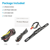 170 Angle Car Rear View Reversing HD Camera Back Up Parking Number Plate Night Vision