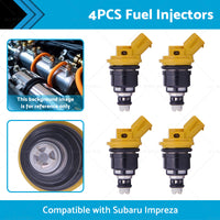 {{ 4PCS Fuel Injectors 16600-AA170 Suitable For Subaru Impreza WRX STI 2. 5 05-11 }} - Buy Car Parts Online at {{ Kaka Auto Parts }}.