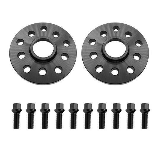 2x 15mm Hubcentric Wheel Spacers 5x112 Suitable For VW Golf GTI / R / R32 MK4-MK7