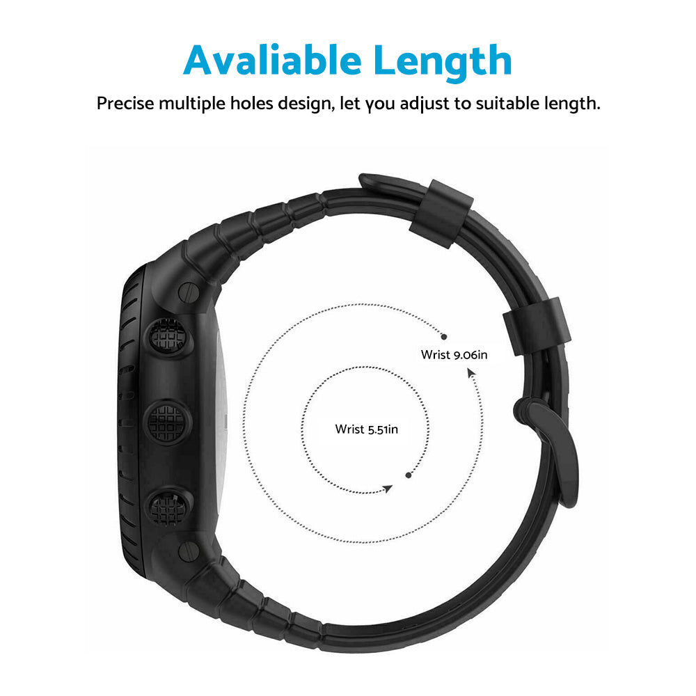 {{ Suitable For SUUNTO CORE SS014993000 Luxury Rubber Replacement Watch Band Strap }} - Buy Car Parts Online at {{ Kaka Auto Parts }}.