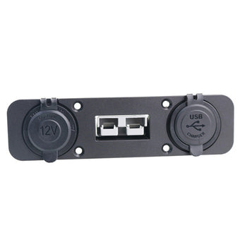 compare product 50 Amp Anderson Plug USB 3. 0 Cigarette Socket Flush Mount Recessed Plate REDARC