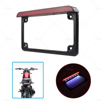 {{ Motorcycle License Plate Frame Bracket w  LED Brake Light  Suitable For Harley }} - Buy Car Parts Online at {{ Kaka Auto Parts }}.