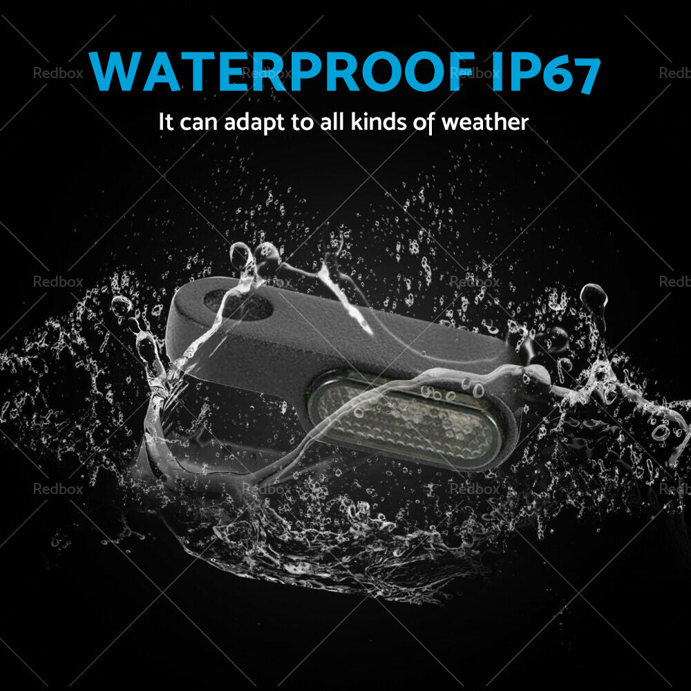 {{ 2X Mini LED Motorcycle Turn Signal Indicator Amber Blinker Light Lamp Black 3LED }} - Buy Car Parts Online at {{ Kaka Auto Parts }}.