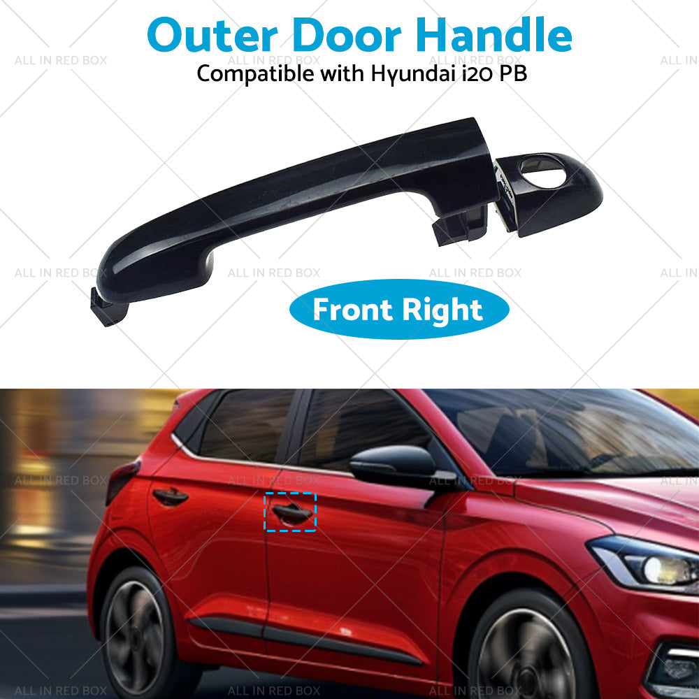 {{ Front Right Exterior Outer Door Handle Suitable for Hyundai i20 PB 2009-2015 }} - Buy Car Parts Online at {{ Kaka Auto Parts }}.