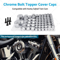 {{ Chrome Bolt Topper Cover Caps Suitable for Harley Twin Cam Softail 07-13 }} - Buy Car Parts Online at {{ Kaka Auto Parts }}.