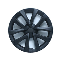 4x Matt Black Wheel Hub Caps Suitable For Tesla Model 3