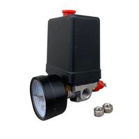 Air Compressor Pressure Switch Manifold Regulator With Safety Valve Suitable For 175PSI – 4-Port