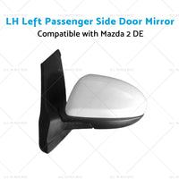{{ LH Left Passenger Side Door Mirror Suitable for 3 Wires Mazda 2 DE 06 or 07-14 }} - Buy Car Parts Online at {{ Kaka Auto Parts }}.