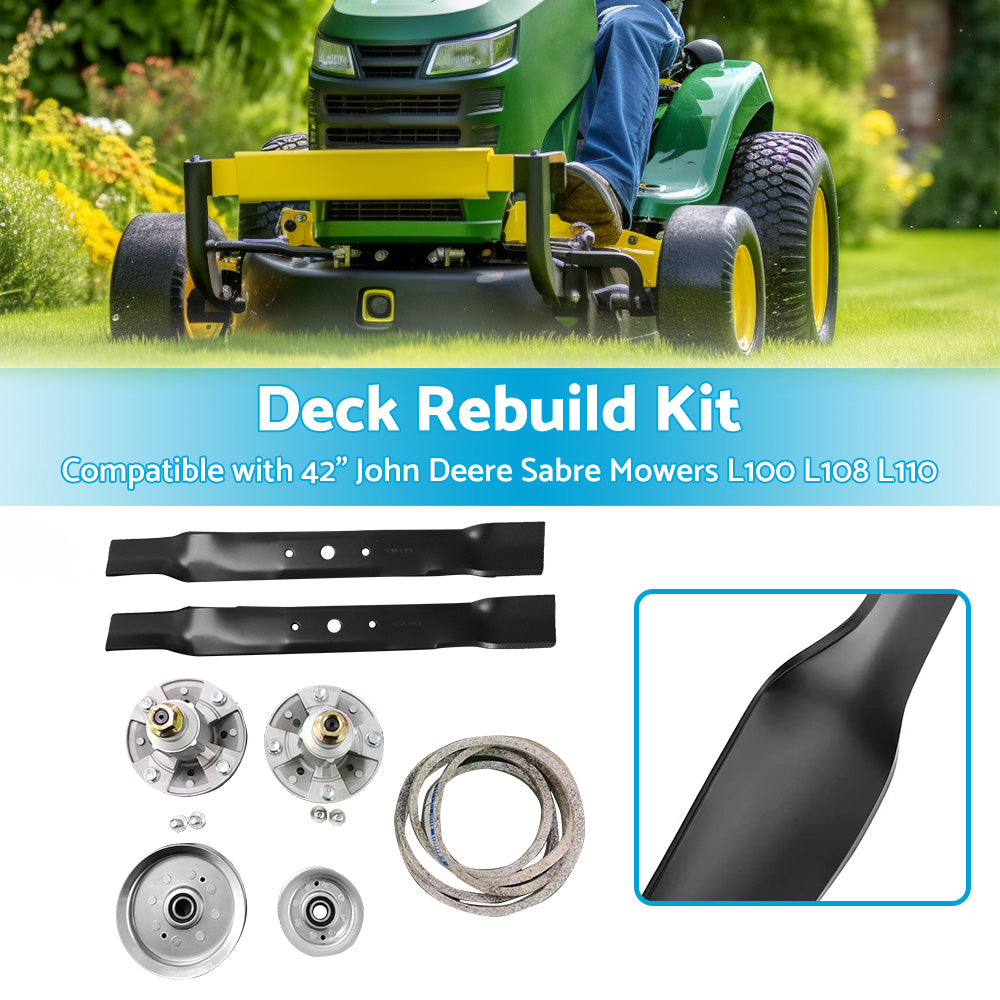 {{ Deck Rebuild Kit Suitable For 42inch John Deere Sabre Mowers L100 L108 L110 }} - Buy Car Parts Online at {{ Kaka Auto Parts }}.