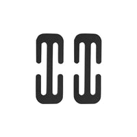 2x Locking Clip Metal Automotive Type Car Safety Seat Belt Steel Adjuster