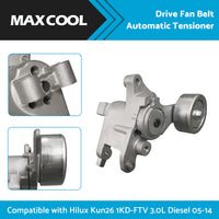 {{ Drive Fan Belt Tensioner Suitable For Hilux KUN25 KUN26 1KD-FTV 3. 0 Diesel 05-14 }} - Buy Car Parts Online at {{ Kaka Auto Parts }}.