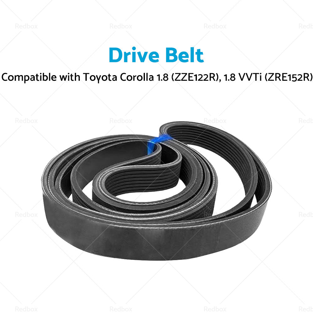{{ Ribbed Belt 6PK1810 Suitable for Toyota Corolla 1. 8 ZZE122R 1. 8VVTi ZRE152R }} - Buy Car Parts Online at {{ Kaka Auto Parts }}.